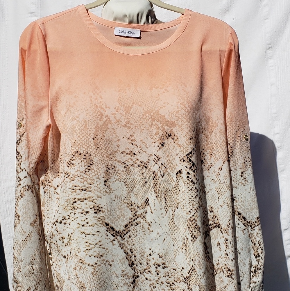 Calvin Klein asymmetrical blouse